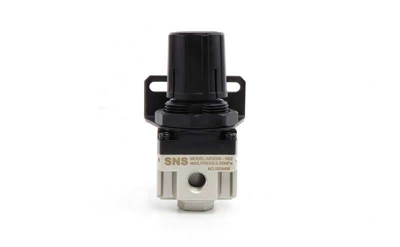 SNS Air Compressor Pressure Regulator With Bracket and Gauge Female Thread 1/4 NPT 0-150 PSI Adjustable AR2000-N02 - Image 3